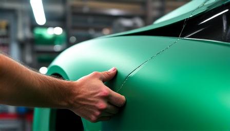 Coche con vinilado premium satinado